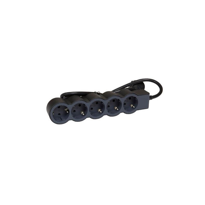 POWER SUPPLY 5x SHUKO WITH CABLE 3m LEGRAND - BLACK/GRAY