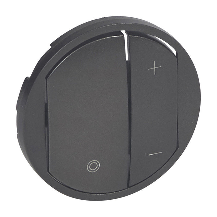 UNIVERSAL DIMMER PLATE - GRAPHITE