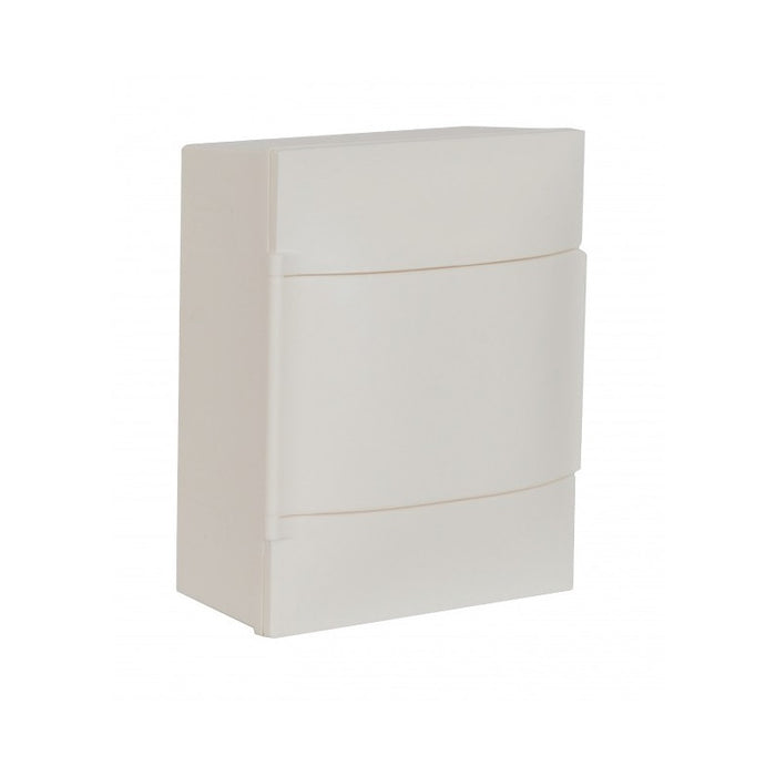 FOUR MODULAR BOARD FOR OPEN MOUNTING + RAIL LGR 134204 LEGRAND WITH WHITE DOOR