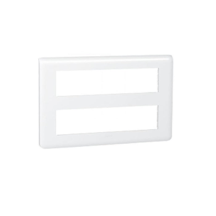 FACE FRAME 2X8M MOSAIC LEGRAND - WHITE