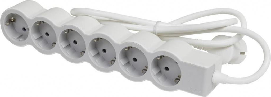 Splitter Legrand 694572 6x2P+E with cable 5m Standart white