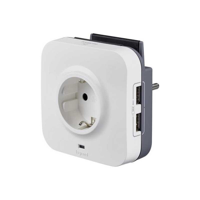 Adapter Legrand 694671 ADAPTER SHUKO + 2XUSB + PROTECTION