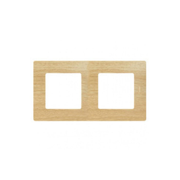 FRAME DOUBLE LIGHT WOOD LEGRAND NILOE