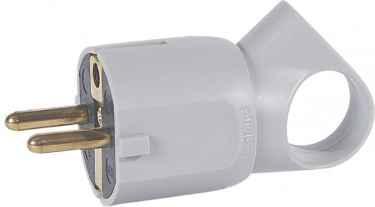 PLUG. 2P+E16A 2.5M2GRAY