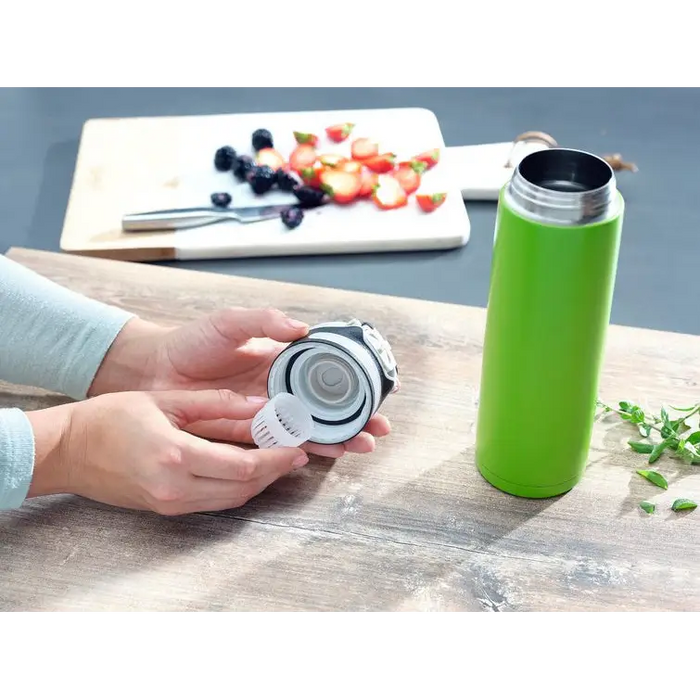Leifheit 03277 travel mug 600 ml Black Green Stainless steel - Flasks & thermal mugsAGD-TKT<<<Home Appliance
