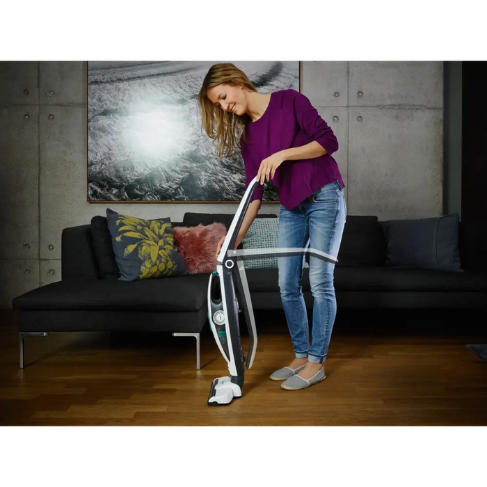 Leifheit PowerVac 2in1 2-in-1 stick vacuum Battery Dry Cyclonic Bagless Black Blue White - Vacuum