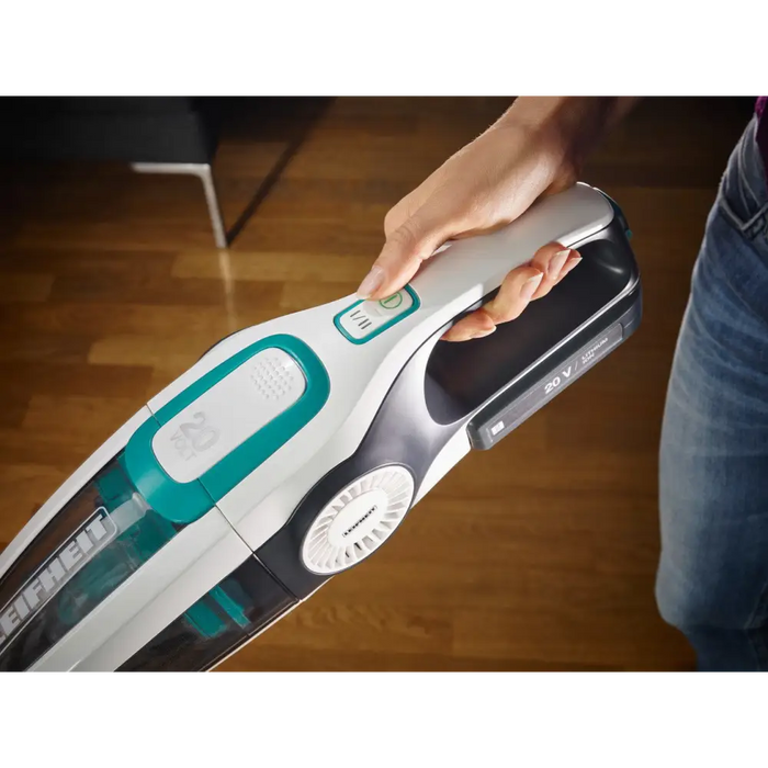 Leifheit PowerVac 2in1 2-in-1 stick vacuum Battery Dry Cyclonic Bagless Black Blue White - Vacuum