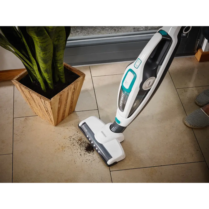 Leifheit PowerVac 2in1 2-in-1 stick vacuum Battery Dry Cyclonic Bagless Black Blue White - Vacuum
