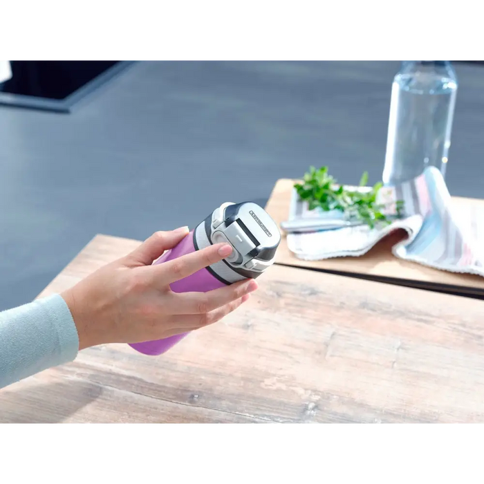 Leifheit Thermal mug Flip 350 ml Purple - Flasks & thermal mugsAGD-TKT<<<Home Appliance - ProductsAGD<<<ActionPL