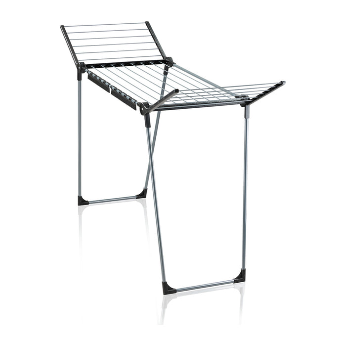 SPACIOUS CLOTHES DRYER 150 SOLID SLIM BLACK DIAMOND LEIFHEIT PEGASUS