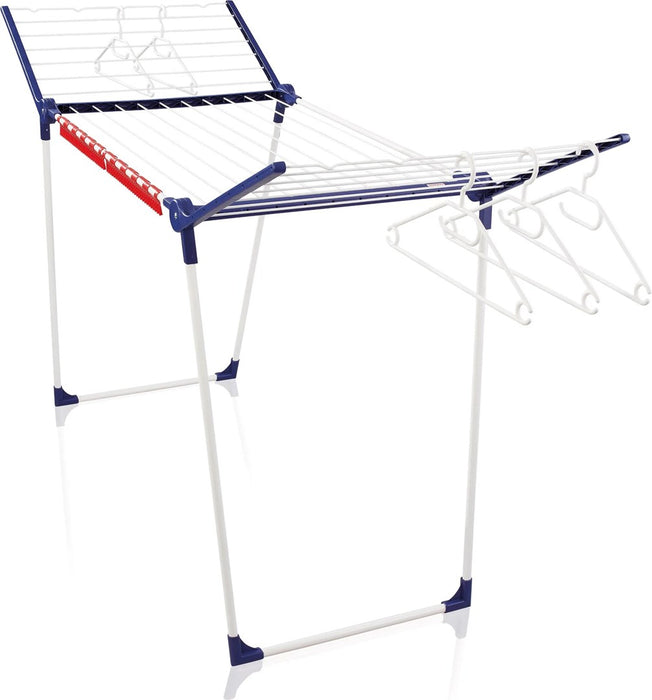 Leifheit 81520 laundry drying rack Pegasus 200 Solid Blue, White