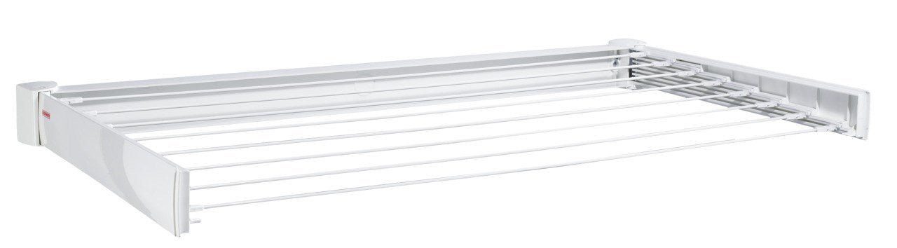 Leifheit 83305 laundry drying rack/line Wall-mounted rack White