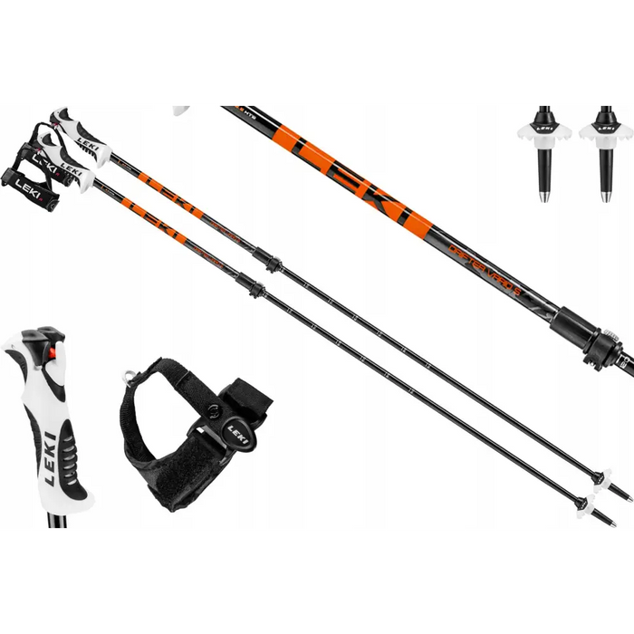 LEKI Kije Drifter Vario S 90-120 black-dark - Poles for Nordic Walking and trekkingSIA-KNT<<<Sport