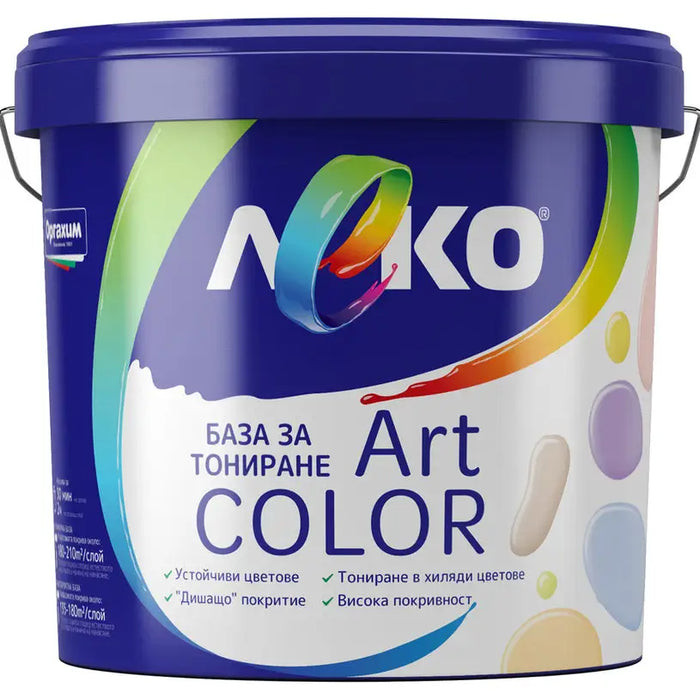 LEKO TRANSPARENT TONING BASE - Бели интериорни бои<<<Интериорни бои<<<Подови и стенни покрития<<<Praktiker&&&Бели