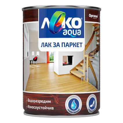 AQUA LACQUER FOR PARQUET COLORLESS GLOSS 700 ML LEKO