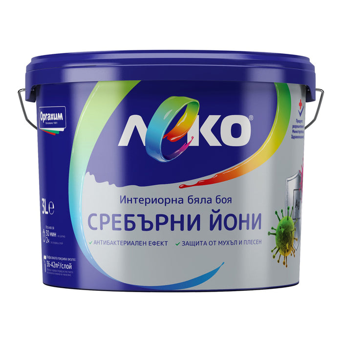 PAINT WITH SILVER IONS 3 L LEKO