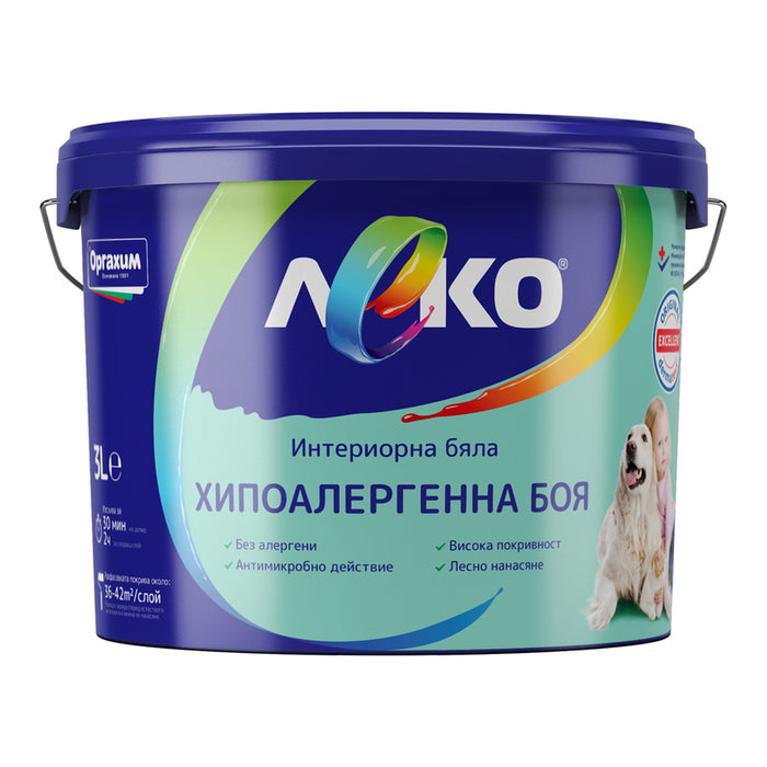 HYPOALLERGENIC PAINT 3 L LEKO