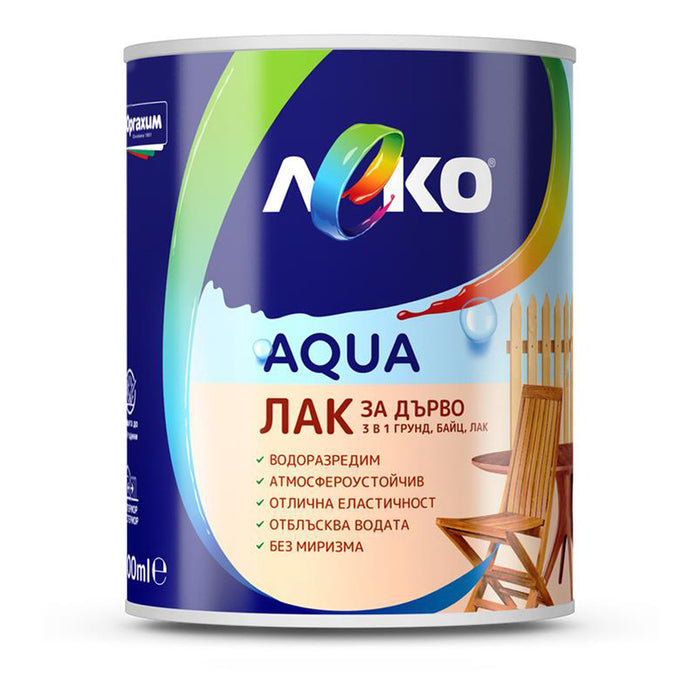 AQUA WOOD POLISH 3 IN 1 600 ML CANADIAN FIR LEKO