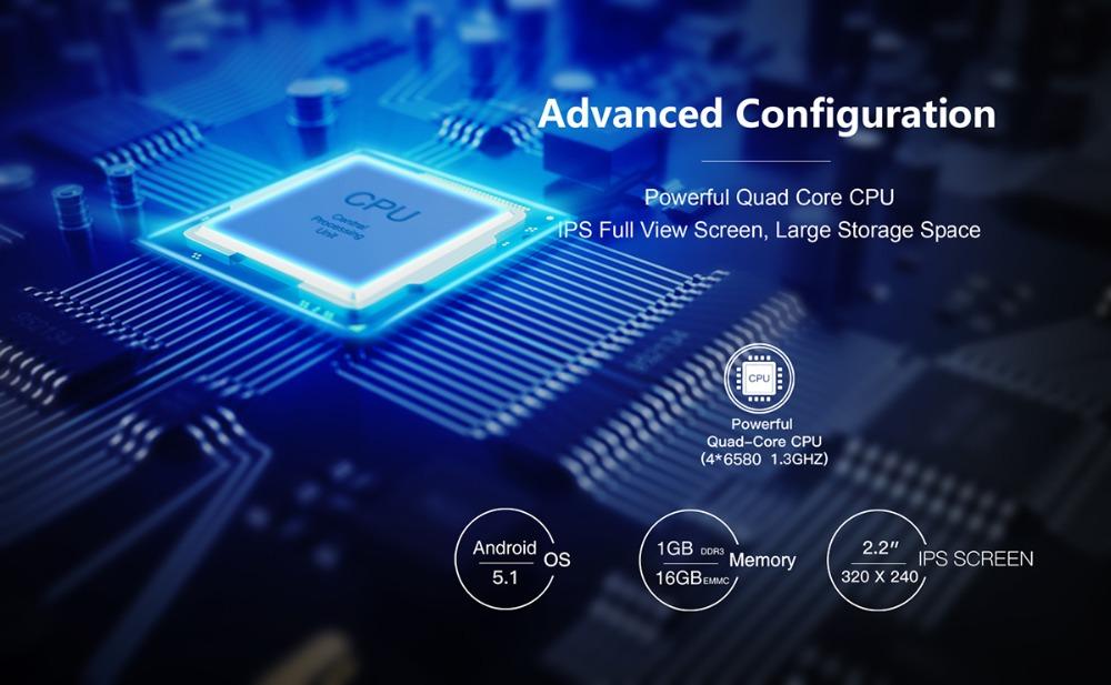 LEMFO LEM4 PRO Smart watch MTK6580 SIM card Android 5.1 1GB + 16GB 1200mAh battery Wifi 3G video call - Smart watches