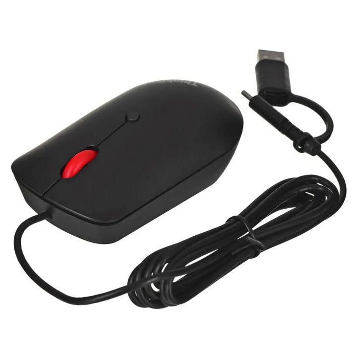 Lenovo 4Y51D20850 mouse Ambidextrous USB Type-C Optical 2400 DPI - Мишки - кабелни<<<Мишки и презентъри<<<Периферия и