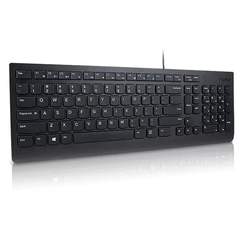 Lenovo Essential keyboard Universal USB QWERTY US English Black - KeyboardsPER-KLA<<<Input / Output