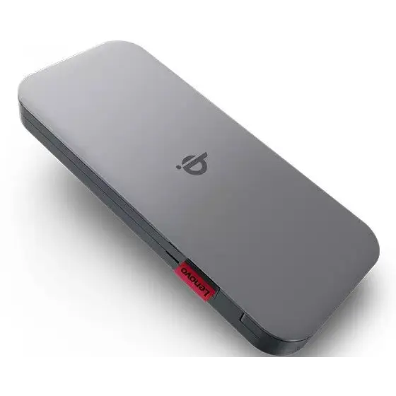 Lenovo GO Lithium Polymer (LiPo) 10000 mAh Безжично зареждане Сив - Power banks