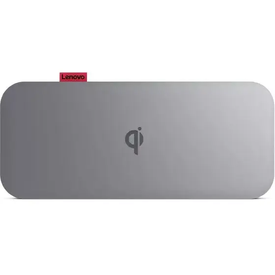 Lenovo GO Lithium Polymer (LiPo) 10000 mAh Безжично зареждане Сив - Power banks