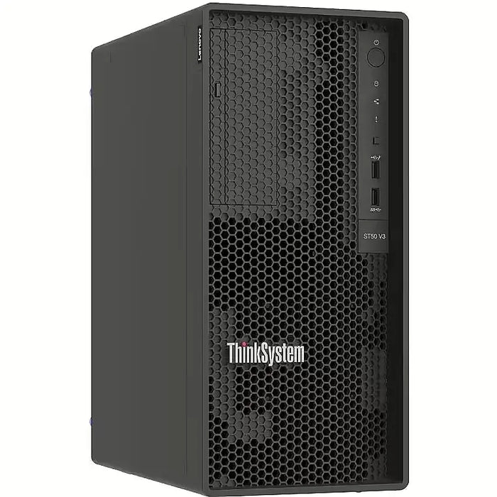 Lenovo ThinkSystem ST50 V3 Xeon E-2414 (4C 2.6GHz 8MB Cache/55W) SW RAID 2x960GB Micron 5400 Pro SSD 1x16GB 500W 94%