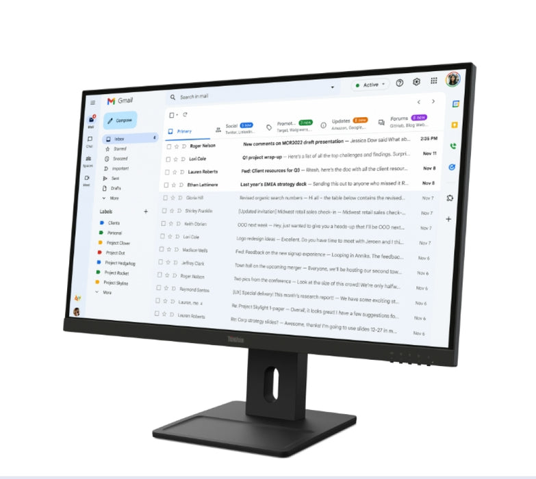 Monitor Lenovo ThinkVision E27-40 27" IPS, WLED, 1920x1080, 16:9, 100Hz, 300 cd/m2, 1500:1, Speakers