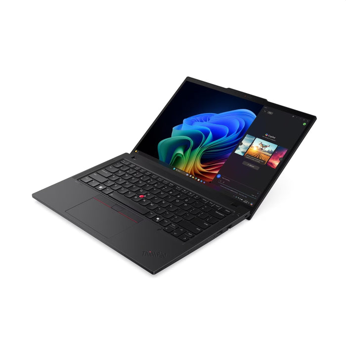 Lenovo ThinkPad T14 G6 Intel Core Ultra 7 258V, 8C (up to 4.8GHz, 12MB), 32GB Soldered LPDDR5x-8533, 1TB SSD, 14" WUXGA (1920x1200) IPS AG, Intel Arc Graphics, 5MP&IR Cam, Backlit KB, WLAN, BT, FPR, SCR, 4 cell, Win11 Pro, 3Y Premier