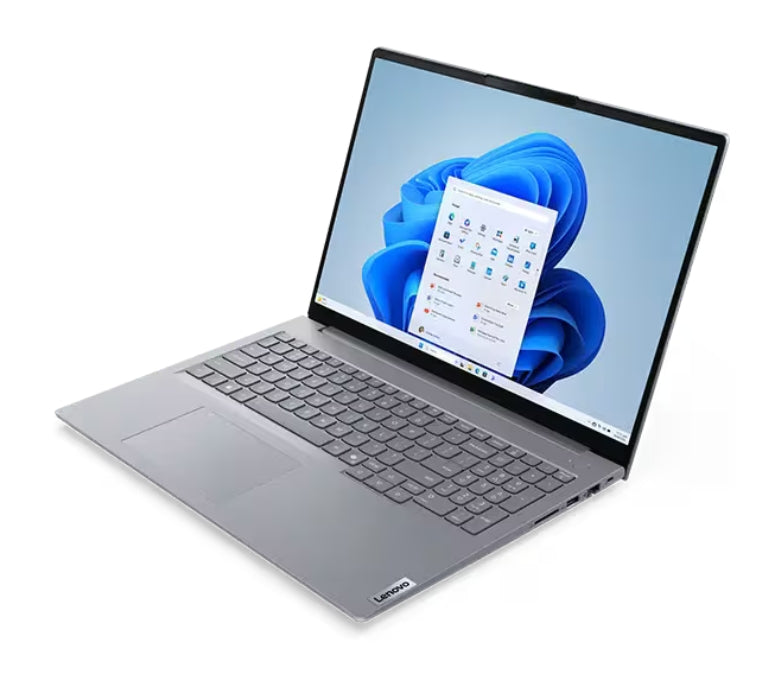 Lenovo ThinkBook 16 G8 Intel Core Ultra 5 135H, 14C (up to 4.6GHz, 18MB), 16GB SODIMM DDR5-5600, 1TB SSD, 16" WUXGA (1920x1200) IPS AG, Intel Arc Graphics, FHD&IR Cam, Backlit KB, WLAN, BT, FPR, 4 cell, DOS, 3Y Onsite