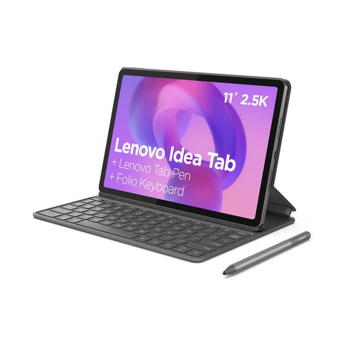 LENOVO Idea Tab WiFi MediaTek Dimensity 6300 2.4GHz 11inch 2.5k 90Hz 8GB DDR4x 256GB UFS Android 15 Luna Grey + Keyboard & Pen
