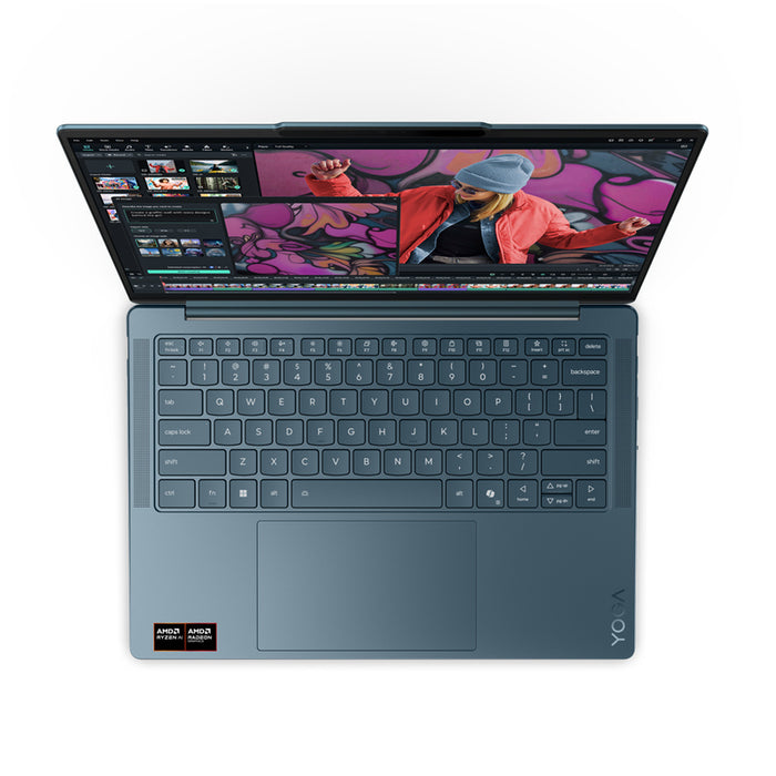LENOVO Yoga Slim 7 AMD Ryzen AI 7 350 14inch WUXGA OLED 400N 32GB DDR5x 1TB PCIe W11H Tidal Teal