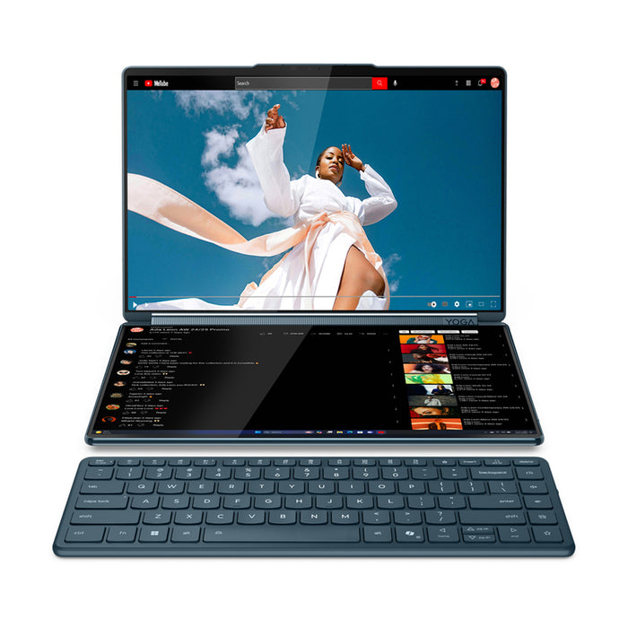 LENOVO Yoga Book 9 Intel Core Ultra 7 255H 14inch 2.8K OLED 500N 120Hz 32GB DDR5x 1TB PCIe W11H Tidal Teal