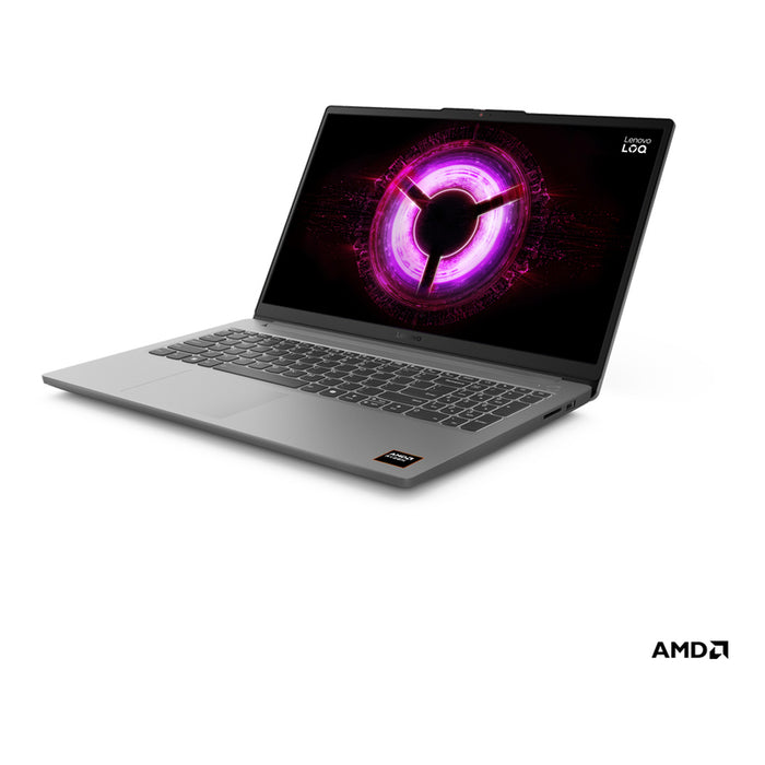 Gaming laptop LENOVO LOQ 15ARP10E 83S0004XBM. 15.6 ", AMD RYZEN 7 7735HS, RAM 16 GB, SSD 512 GB, NVIDIA GEFORCE RTX3050, 6 GB GDDR6, WINDOWS 11, LUNA GRAY