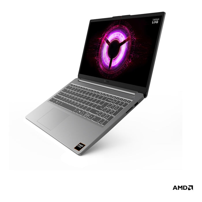 LENOVO LOQ AMD Ryzen 7 7735HS 15.6inch FHD 144Hz 16GB 512GB PCIe RTX4050 6GB NoOS Luna Grey