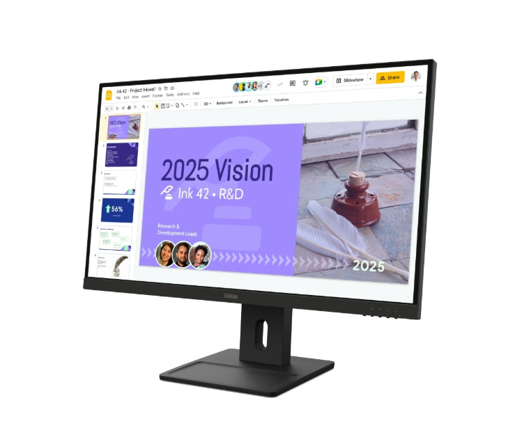 Lenovo ThinkVision E27Q-40 27" IPS, WLED, 2560x1440, 16:9, 100Hz, 4ms, 350 cd/m2, 1500:1, Speakers 2Wx2, HDMI, DP, Tilt, Swivel, Pivot, Height Adjust Stand