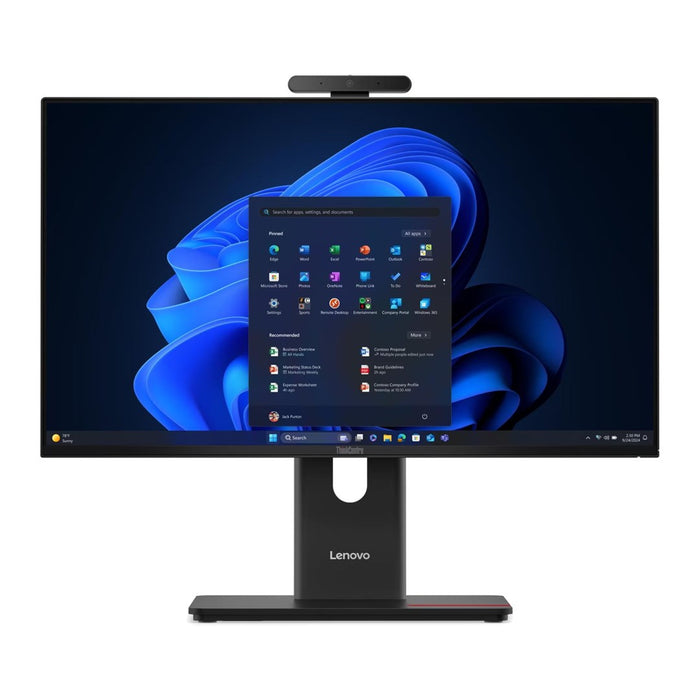 Lenovo ThinkCentre M70a G6 Ultra 7 All-in-One 265T 23.8" FHD IPS 120Hz 250 nits LBL AG 32GB DDR5 5600 1TB SSD Intel Graphics 5.0MP camera vPro Windows 11 Pro Black 3-year On-site warranty