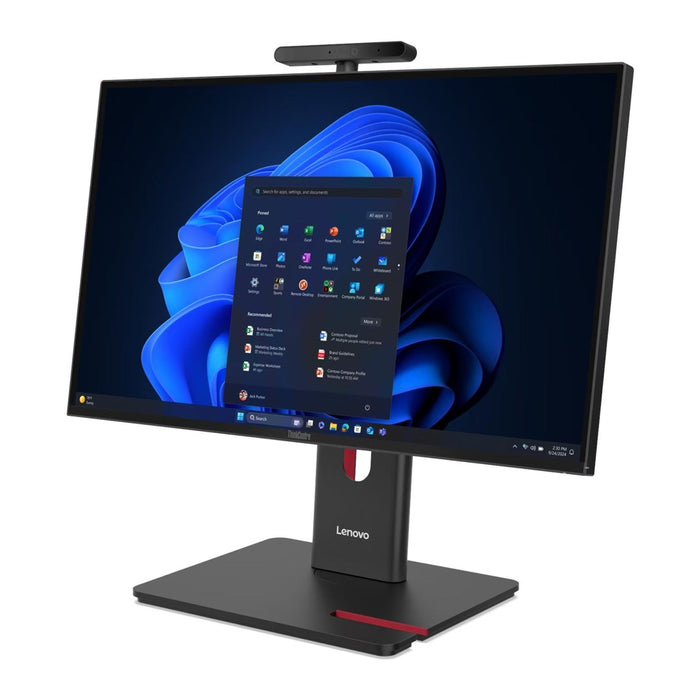 Lenovo ThinkCentre M90a G6 Ultra 7 265 23.8" FHD IPS 120Hz 250 nits LBL AG 32GB DDR5 5600 1TB SSD Intel Graphics 5.0MP camera + IR vPro Windows 11 Pro Black 3-year on-site warranty
