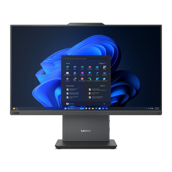 Lenovo ThinkCentre neo 50a G5 All-in-One PC, 7th Gen Core i7, 240GB SSD, 23.8" FHD IPS display (250 nits, anti-glare), 32GB DDR5 RAM, 1TB SSD, Intel Graphics, 5.0MP webcam, Windows 11 Pro, Luna Grey, 3-year on-site warranty