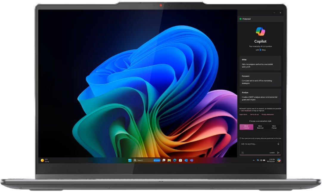 LENOVO Yoga 7 2-in-1 Intel Core Ultra 5 226V 14inch WUXGA OLED 400N Touch HDR 16GB DDR5 512GB PCIe W11H Luna Grey