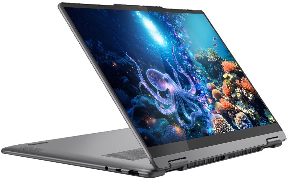 LENOVO Yoga 7 2-in-1 Intel Core Ultra 5 226V 14inch WUXGA OLED 400N Touch HDR 16GB DDR5 512GB PCIe W11H Luna Grey
