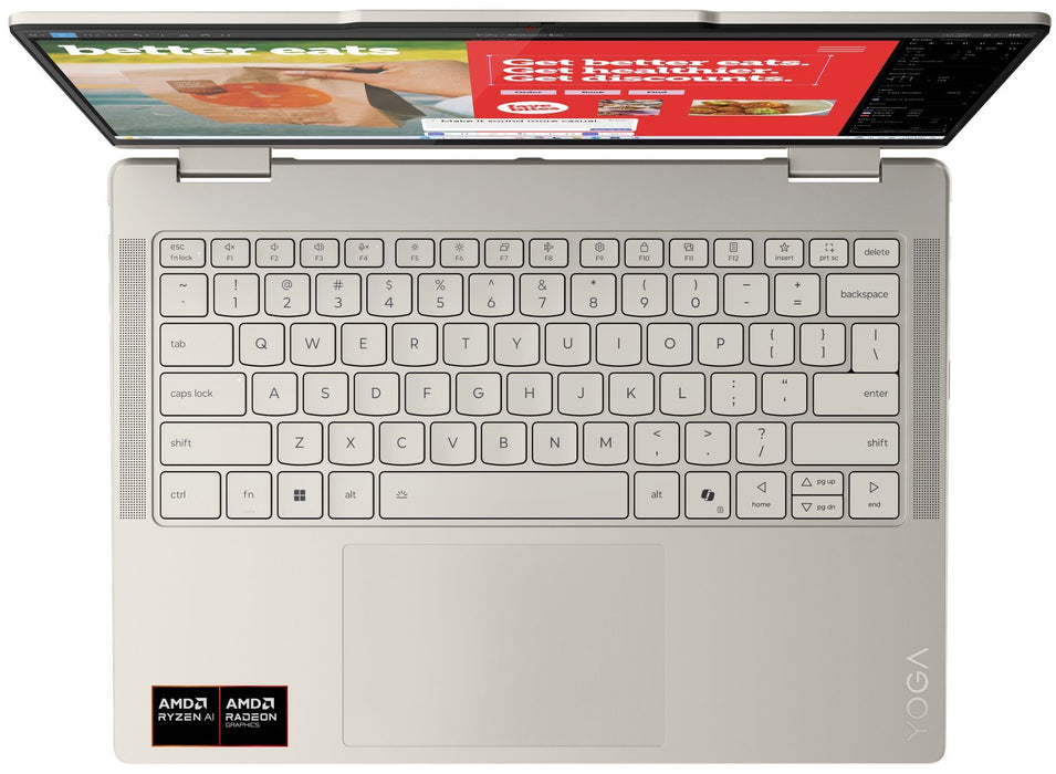 LENOVO Yoga 7 2-in-1 AMD Ryzen AI 5 340 14inch WUXGA OLED 400N Touch HDR 24GB DDR5 1TB PCIe W11H Seashell