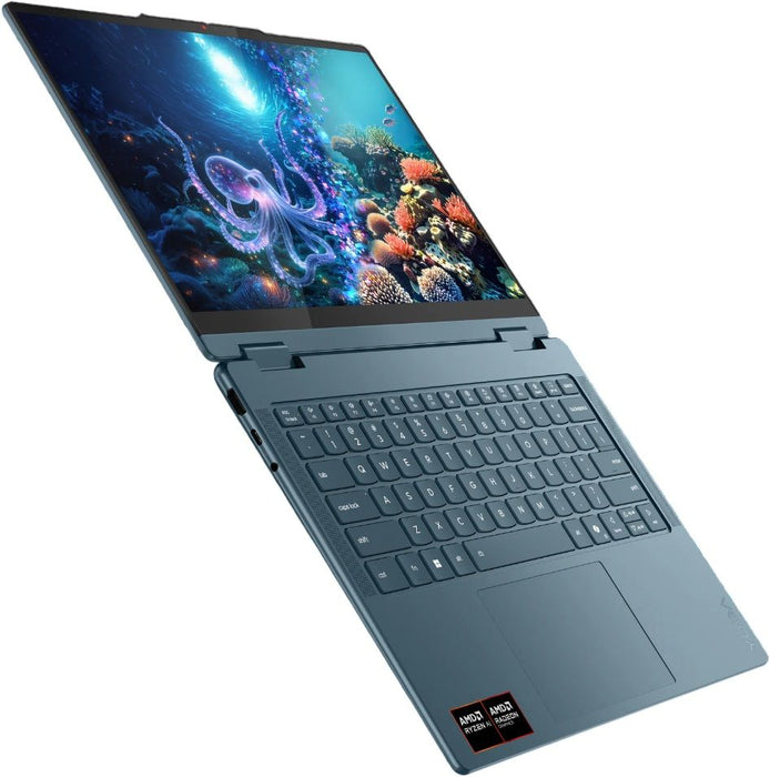 LENOVO Yoga 7 2-in-1 AMD Ryzen AI 7 350 14inch 2.8K OLED 500N 120Hz Touch 32GB DDR5 1TB PCIe W11H Tidal Teal