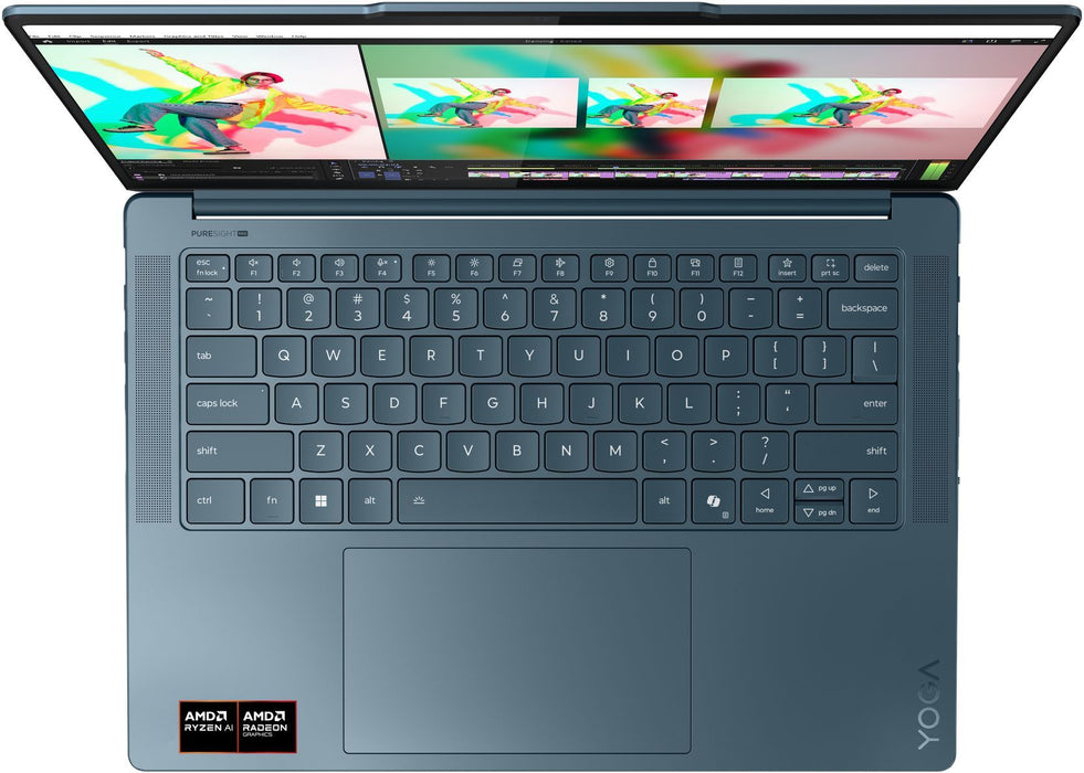 LENOVO Yoga Pro 7 AMD Ryzen AI 7 350 14.5inch 2.9K OLED 500N 90 32GB DDR5x 1TB PCIe NOOS Tidal Teal