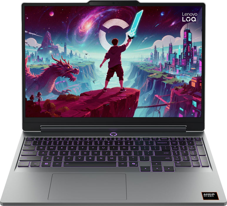 LENOVO LOQ AMD Ryzen 7 250 15.3inch WUXGA AG 165Hz 32GB DDR5 1TB RTX5050 8GB NoOS Luna Grey 3y