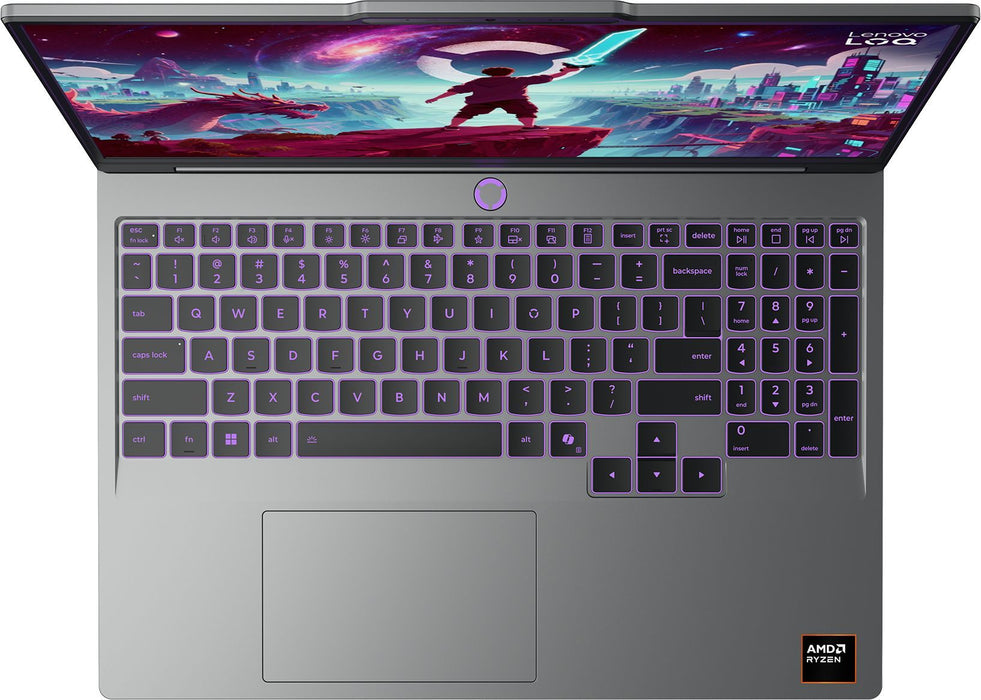LENOVO LOQ AMD Ryzen 7 250 15.3inch WUXGA AG 165Hz 32GB DDR5 1TB RTX5050 8GB NoOS Luna Grey 3y