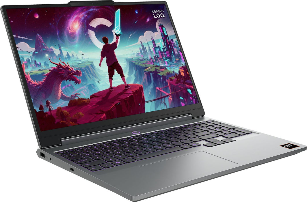 LENOVO LOQ AMD Ryzen 7 250 15.3inch WUXGA AG 165Hz 32GB DDR5 1TB RTX5050 8GB NoOS Luna Grey 3y