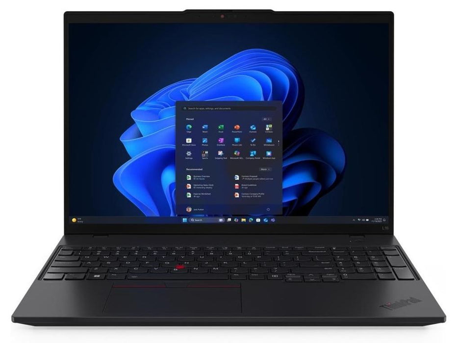 LENOVO ThinkPad L16 G2 Intel Core Ultra 7 255U 16inch WUXGA 16GB 512GB SSD M.2 PCIe Intel Graphics Wi-Fi 6E+ BT 5.3 W11P 3Y