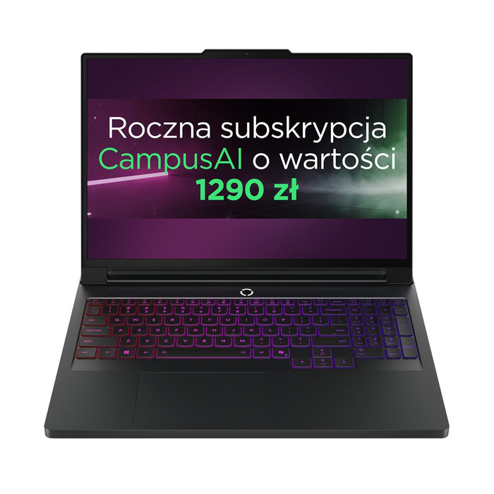 Lenovo Legion Pro 7 16IAX10H Intel Core Ultra 9 275HX Laptop 40.6 cm (16") WQXGA 64 GB DDR5-SDRAM 1 TB SSD NVIDIA GeForce RTX 5080 Wi-Fi 7 (802.11be) NoOS Black